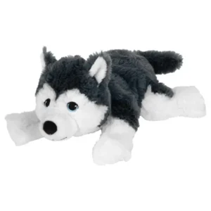 Peluche LIVLIG husky / 904.142.70; Peluche noire/blanche;